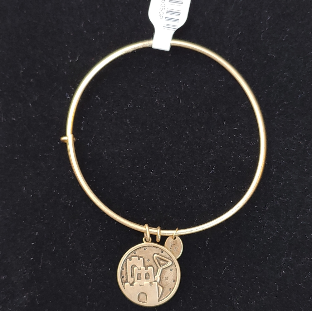 Chrysalis 14 CT Gold Plated Brass Beach Sandcastle Gold Bracelet
